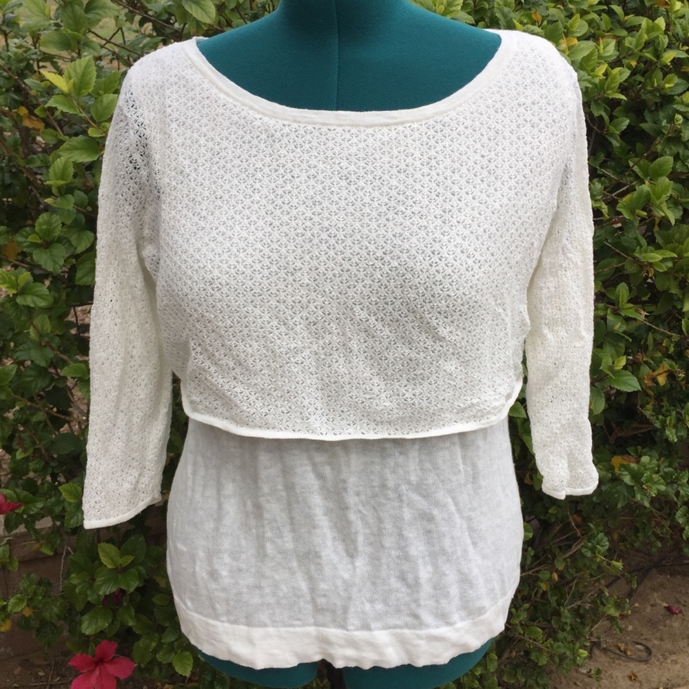 Raffi Crocheted T-Shirt